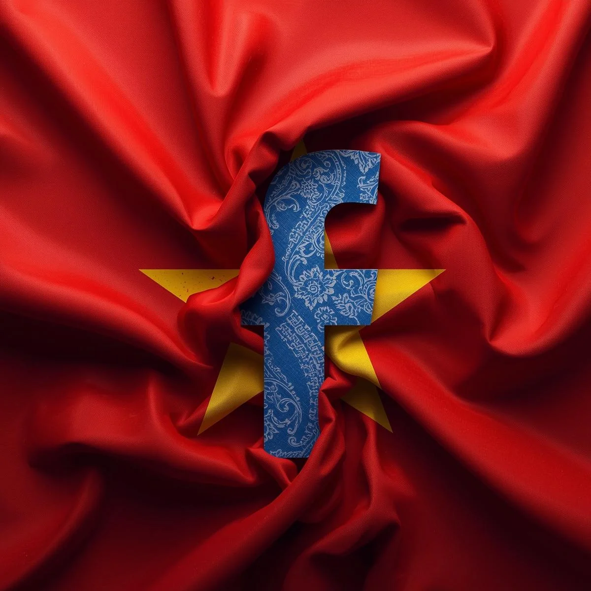 facebook-logo-with-vietnam-flag